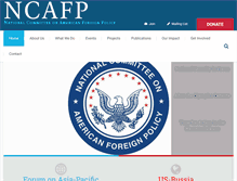 Tablet Screenshot of ncafp.org